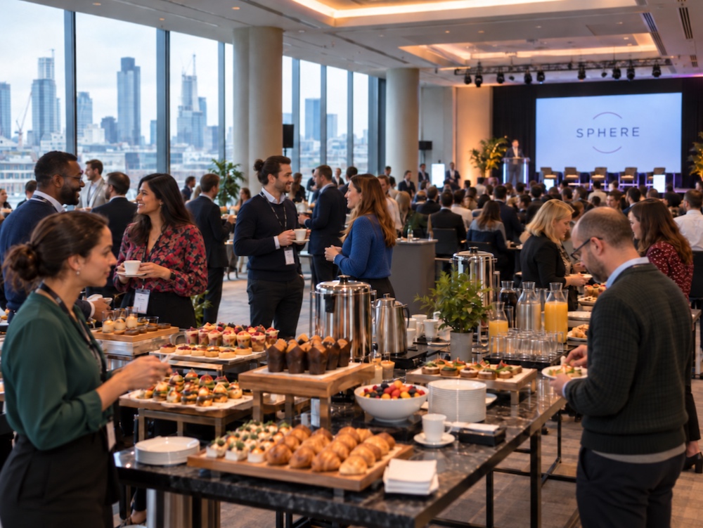 event catering for an event in a London office