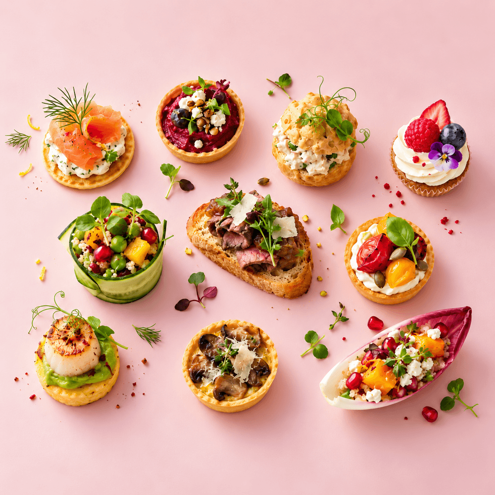 canopes for corporate event catering in London