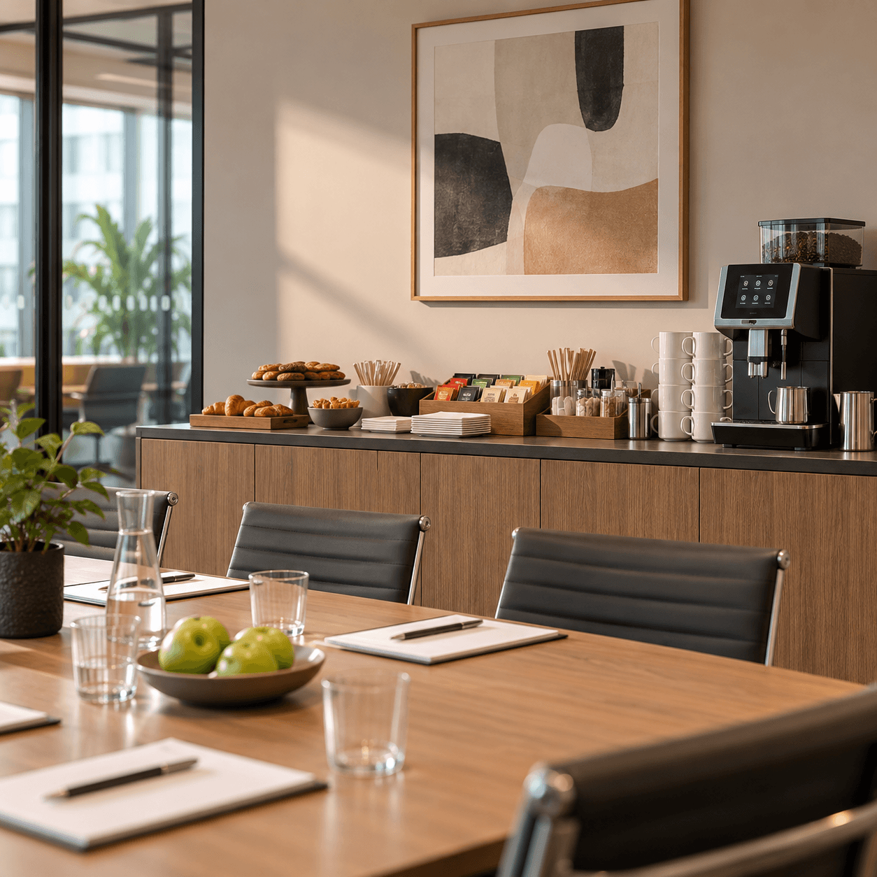 meeting room coffee and milk in London